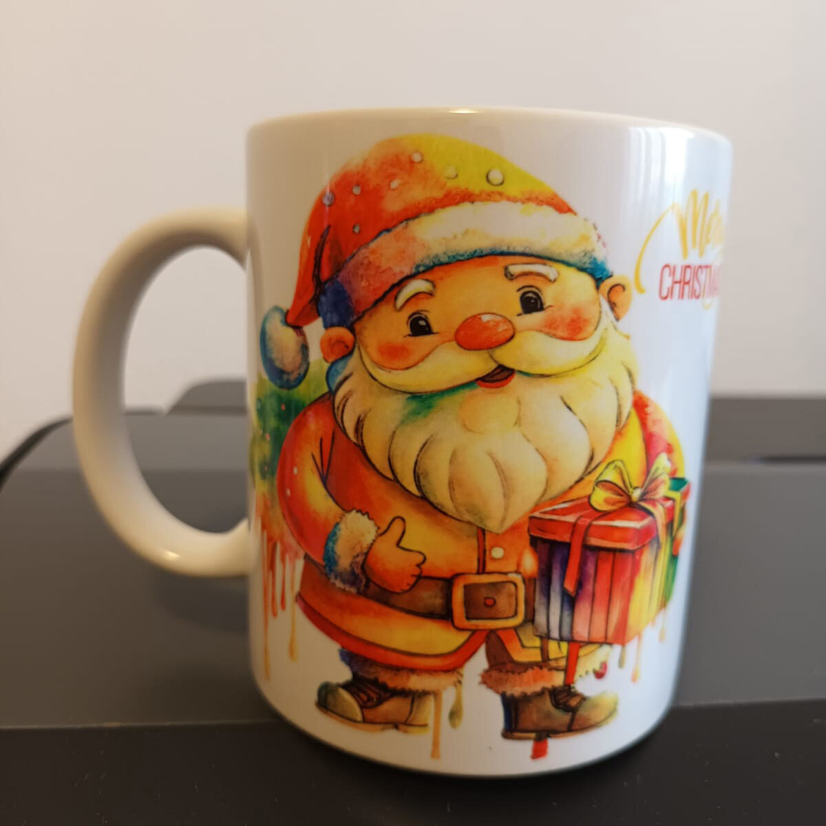 Santa acuarela