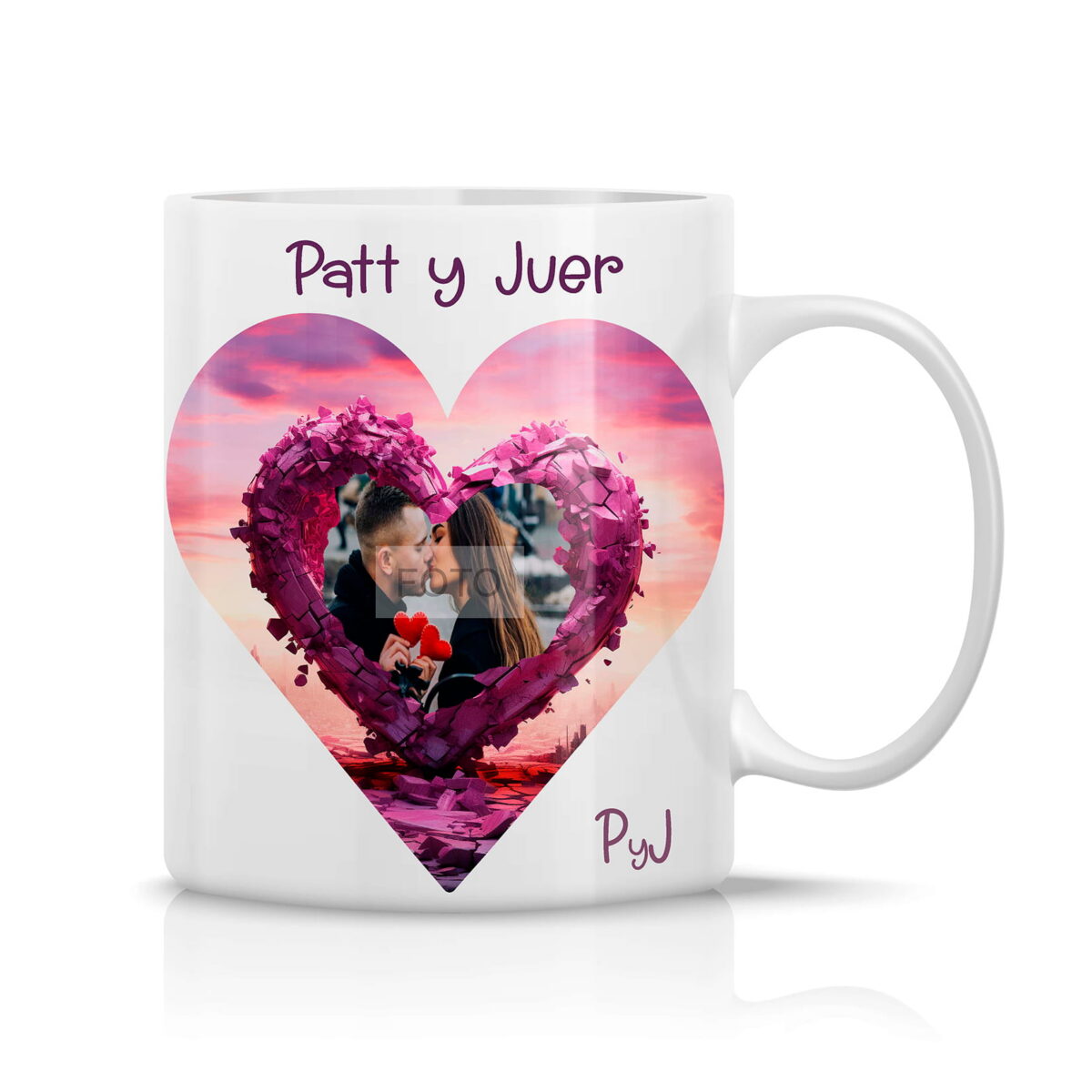Taza corazon